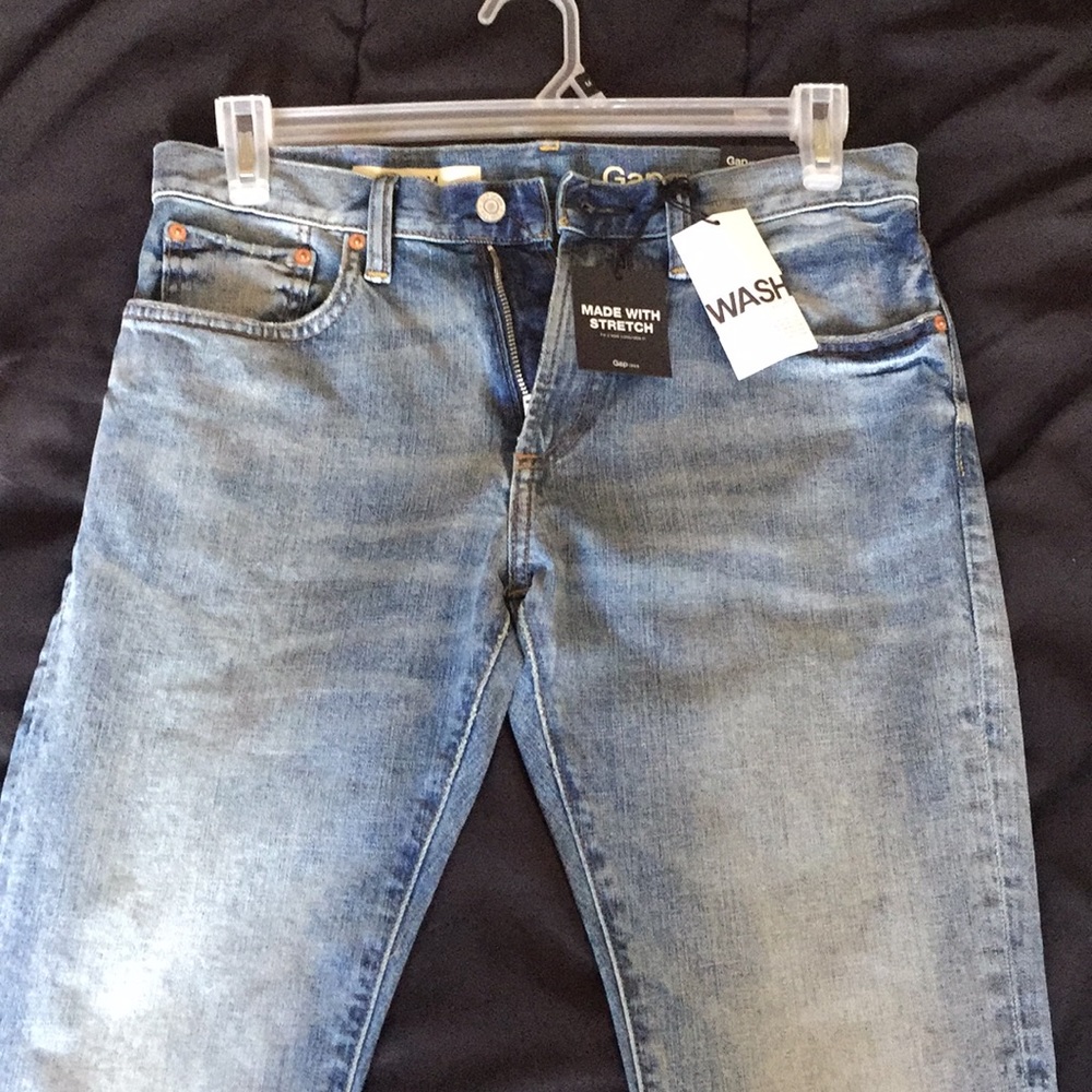 Brand New Mens Jeans Gap 1969 Slim Stretch